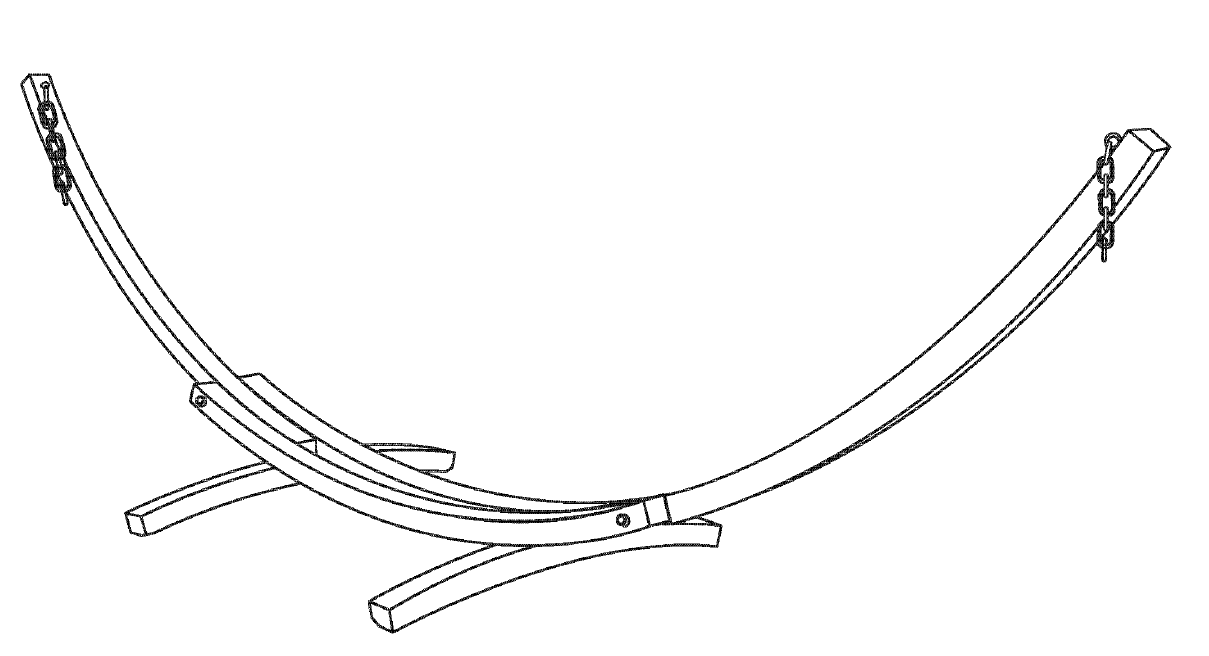 Wood Arc Hammock Stand Assembly ညွှန်ကြားချက်များ