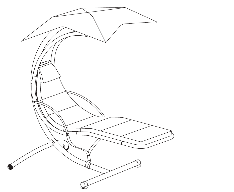 Hanging Chaise Lounger တပ်ဆင်ခြင်းလက်စွဲစာအုပ်