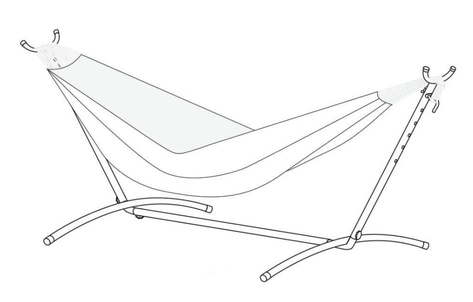 Portable Metal Hammock Stand တပ်ဆင်ခြင်းလမ်းညွှန်
