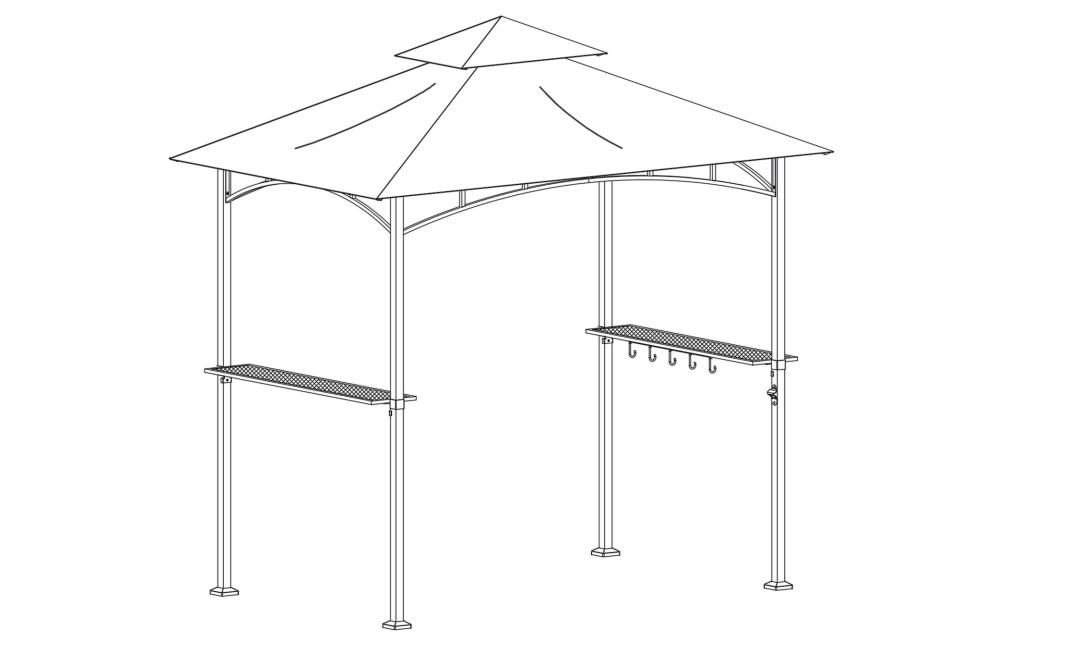 သံမဏိ gazebo speeting ညွှန်ကြားချက်များ