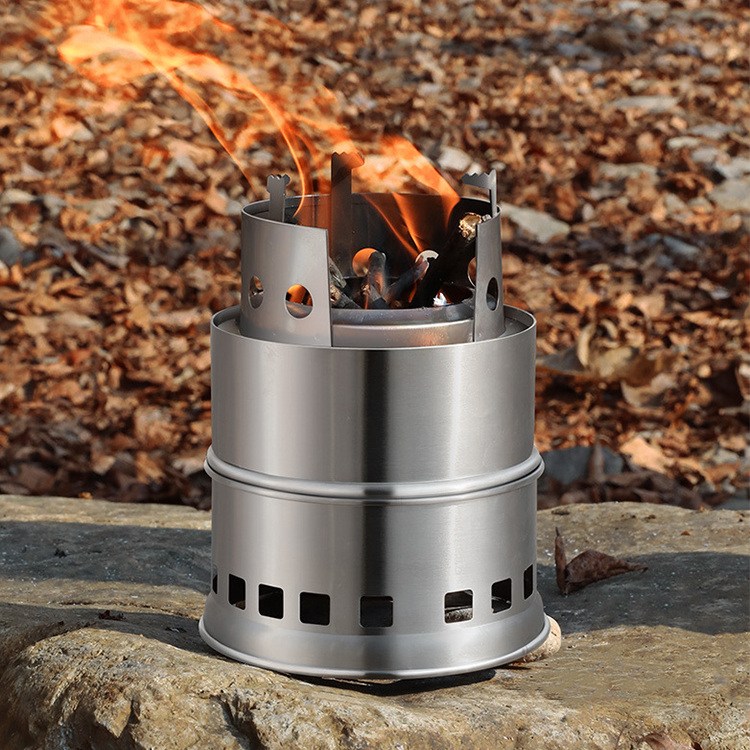 Camping Wood BBQ မီးဖို