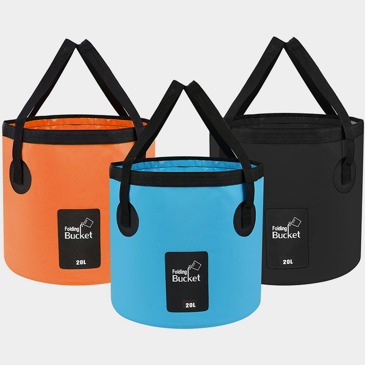 ခေါက်နိုင်သော 20L Camping Bucket