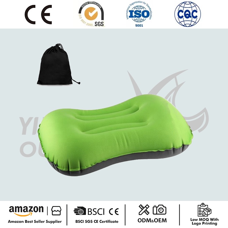 Inflatable Camping ခရီးသွားခေါင်းအုံး