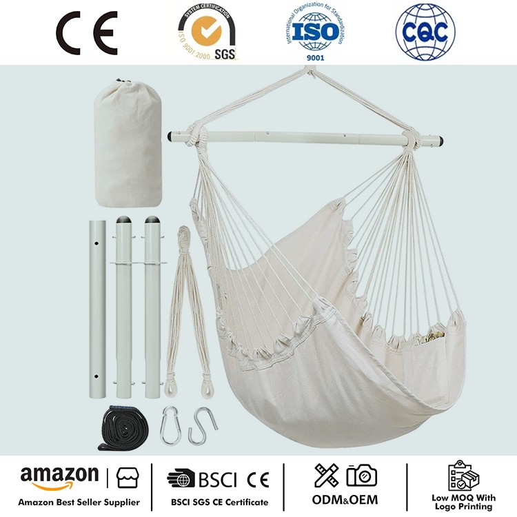 ကြီးမားသော Hanging Swing Hammock Chair