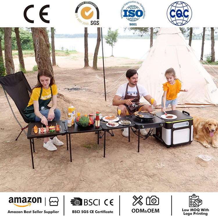 Outdoor Camping ဘက်စုံသုံး မီးဖိုချောင်