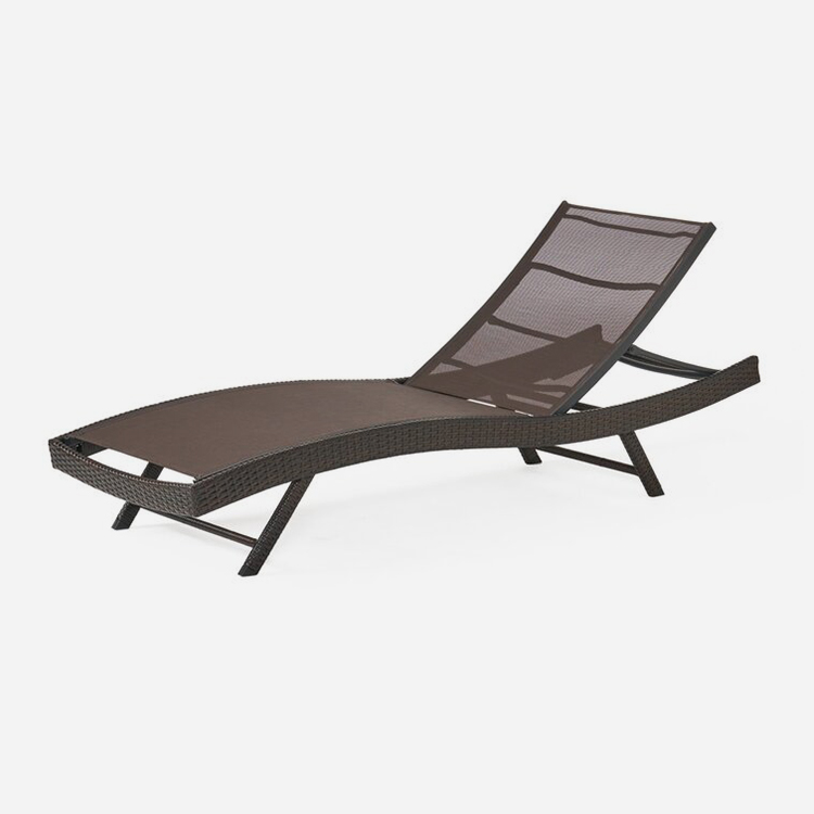 Patio Adjustable Rattan Chise Lounge ကုလားထိုင်