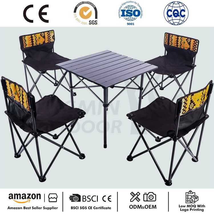 Portable Folding Table Chairs Set များ