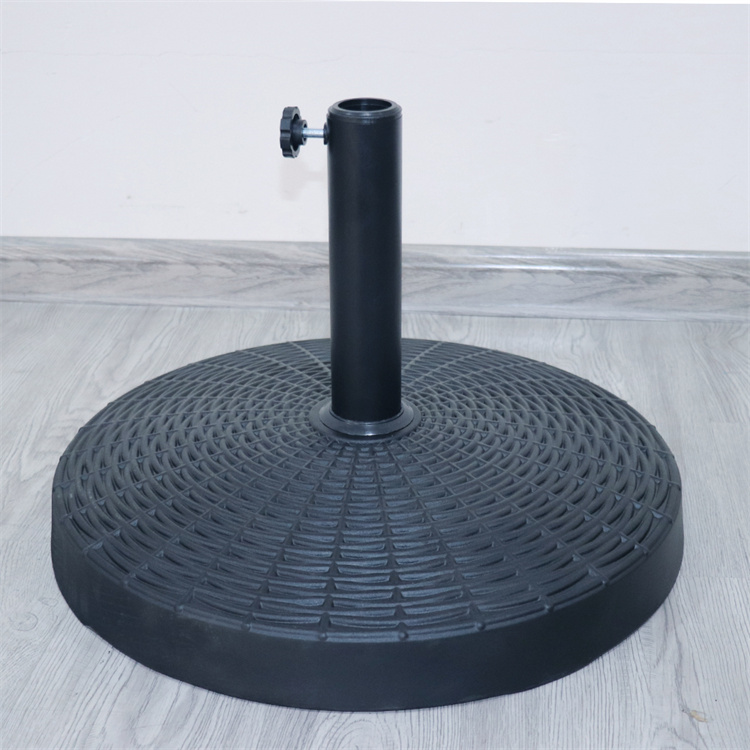 ၂၃လက်မ အဝိုင်းရှိသော Wicker Patio Umbrella Base Stand