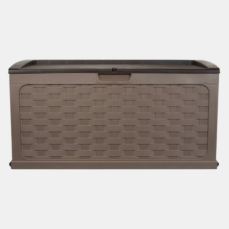 88 Gallon Rattan Storage Deck Box ၊