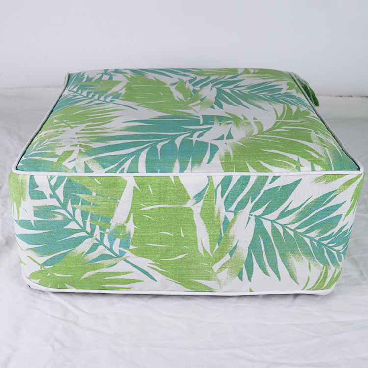စတုဂံပုံ Lazy Inflatable Stool အော်တိုမန်